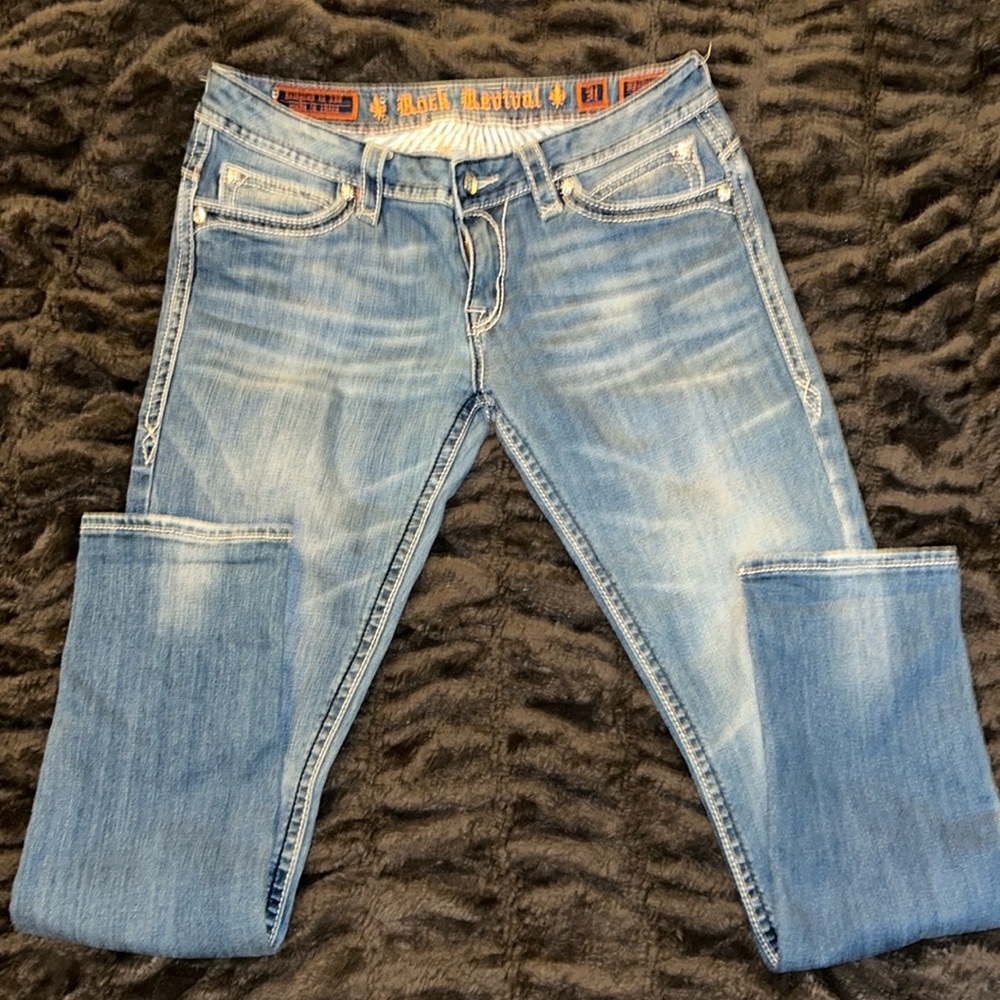 Rock Revival Jasmine Skinny Jeans Size 31.